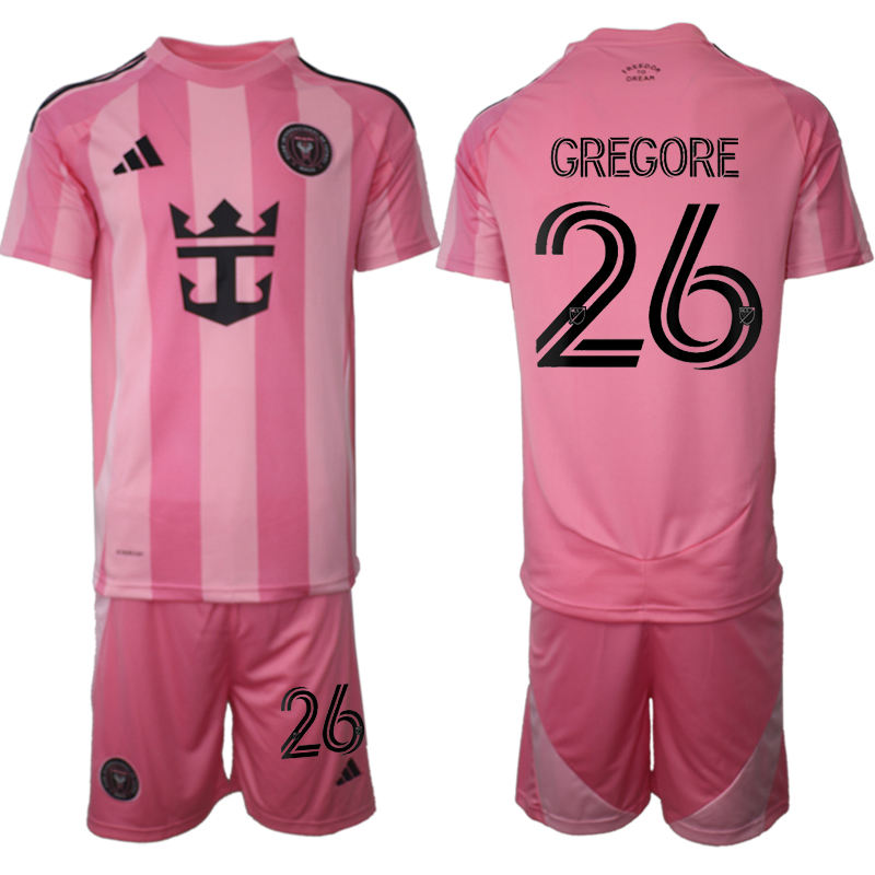 Men 2025-2026 Club Inter Milan CF home Pink #26 Soccer Jersey